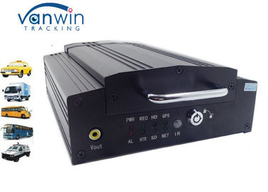 जी-सेंसर पोर्टेबल वाहन डिजिटल वीडियो रिकॉर्डर 4ch HDD DVR CE / FCC के साथ