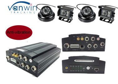 4 कैमरा वीडियो 3 जी मोबाइल डीवीआर रिकॉर्डर / वाहन कैमरा डीवीआर 24 घंटे की रिकॉर्डिंग का समर्थन करता है