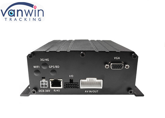 वाहनों की निगरानी के लिए 4g रीयलटाइम वीडियो स्ट्रीमिंग 6ch HDD Mdvr 1080p GPS Wifi