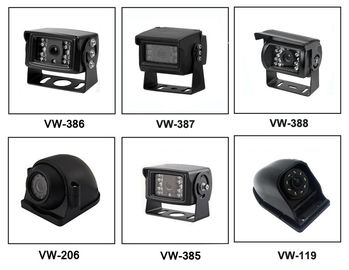 7 &amp;#39;&amp;#39; क्वाड AHD DVR TFT कार मॉनिटर सपोर्ट 4PCS 720P कैमरा HDD रिकॉर्डिंग