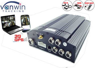 720P वाहन कैमरा DVR प्रणाली कारों और टैक्सी वाहन कैमरा निगरानी प्रणाली 4 इनपुट के लिए