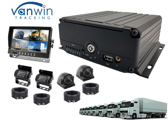 12V - 24V मोबाइल NVR कैमरा किट IP69k वाटरप्रूफ इनसाइड ट्रक कार सुरक्षा कैमरा
