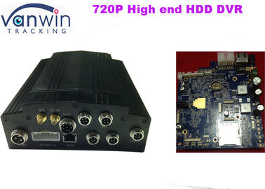 AHD 720P HD मोबाइल DVR, ऑडियो वीडियो रिकॉर्डर के साथ 3 जी जीपीएस 4ch कार डीवीआर