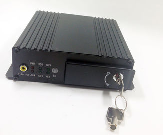 4 चैनल कार DVR जीपीएस दोहरी एसडी कार्ड भंडारण स्थानीय प्लेबैक H.264 प्रारूप