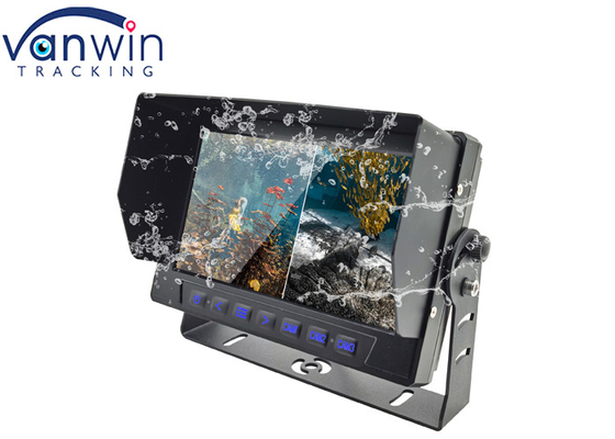 IP69K7 इंच के साथ AHD टू स्प्लिट वाटरप्रूफ 1080P कार मॉनिटर