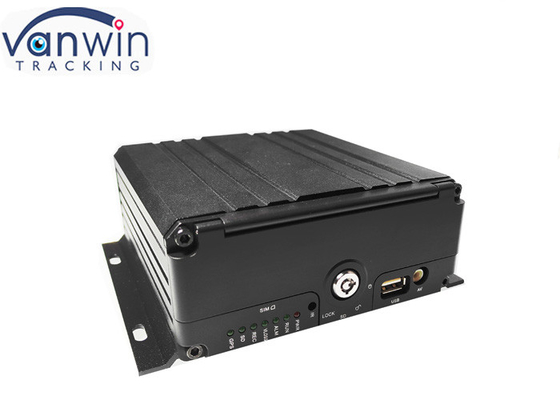 वाहनों के बेड़े प्रबंधन के लिए 4ch 4G GPS WIFI H.265 HDD मोबाइल वाहन DVR