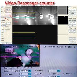 AHD MDVR, 98% सटीकता के साथ 3 जी बस टिकट वीडियो यात्री गिनती प्रणाली