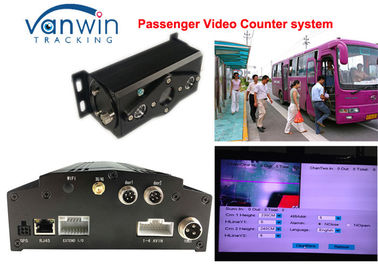 4CH लोग वीडियो काउंटर एचडी मोबाइल डीवीआर / एचडीडी बस प्रबंधन कार डीवीआर सिस्टम
