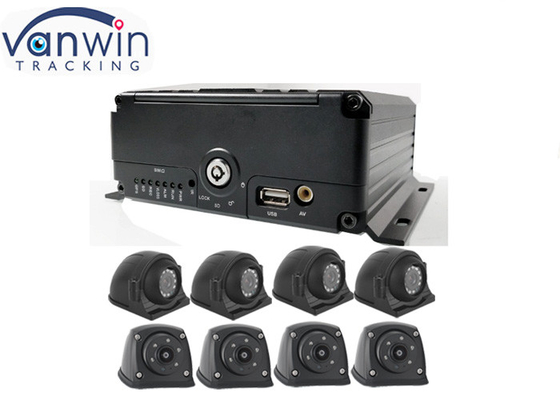 8CH HDD SSD SD कार्डवाहन DVR GPS 4G वाईफ़ाई अलार्म के साथ