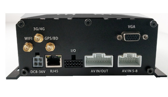 8CH HDD SSD SD कार्डवाहन DVR GPS 4G वाईफ़ाई अलार्म के साथ