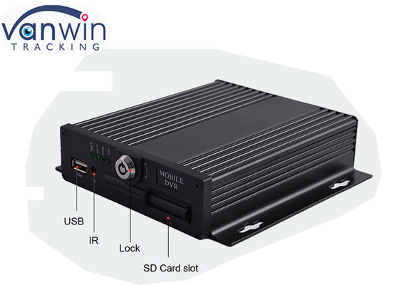 4CH 4G GPS H.264 SD कार्ड मोबाइल DVR वाहन मोबाइल वीडियो निगरानी