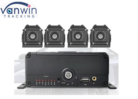 4 चैनल HDD dvr मोबाइल लाइव वीडियो स्ट्रीमिंग वाहन निगरानी प्रणाली