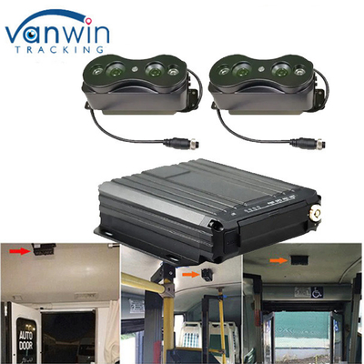 चेहरे की पहचान करने वाला कैमरा प्रकार स्वचालित बस यात्री काउंटर 4जी जीपीएस एमडीवीआर काउंटर