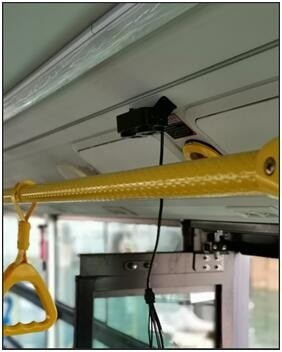 वाईफाई 3जी 4जी लोग काउंटर कैमरा स्वचालित बस यात्री काउंटर