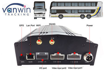 8 चैनल कार सुरक्षा डीवीआर रिकॉर्डर बस के लिए 3 जी / 4 जी / वाईफाई / जी-सेंसर डीवीआर सिस्टम में निर्मित है