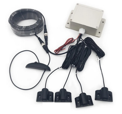 ट्रक / बस के लिए 4 सेंसर के साथ जलरोधक 12V/24V पार्किंग सेंसर प्रणाली