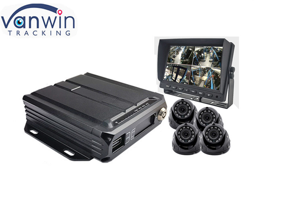 ट्रक बस के लिए 720p AHD 1080P 4G GPS 4CH मोबाइल डीवीआर सिस्टम