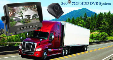 कृषि वाहन के लिए 4 कैमरों के साथ 7 इंच 4CH एचडी मॉनिटर डीवीआर वीडियो रिकॉर्डर 720 पी