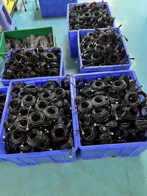 बस कैमरे के लिए 20 मीटर 4 पी डीआईएन जैक एक्सटेंशन केबल डबल शील्ड महिला से पुरुष कनेक्टर