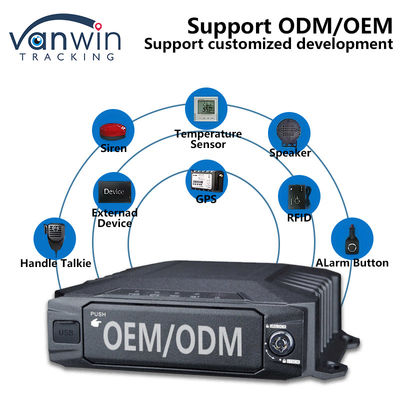 8CH 1080P AHD HDD मोबाइल डीवीआर 4G जीपीएस एमडीवीआर रिकॉर्डर ट्रक सुरक्षा मॉनिटर अलार्म सिस्टम के साथ