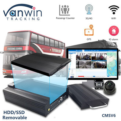 OEM 8CH HD 1080P HDD मोबाइल डीवीआर 4G जीपीएस वाईफ़ाई एमडीवीआर के साथ