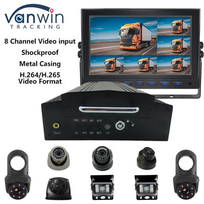 OEM 8CH HD 1080P HDD मोबाइल डीवीआर 4G जीपीएस वाईफ़ाई एमडीवीआर के साथ