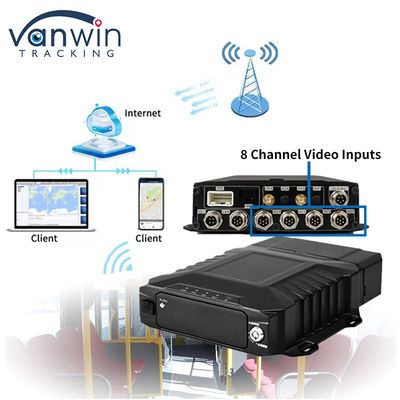 8 चैनल 4G वाईफाई 1080P HDD मोबाइल DVR वाहन निगरानी AHD रियल टाइम व्यू Mdvr