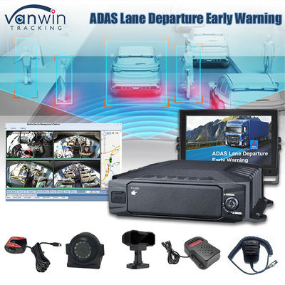 8CH 1080P Ai HDD मोबाइल DVR रियल टाइम मॉनिटरिंग एंड ट्रैकिंग 4G Ai Adas DMS MDVR सीसीटीवी सिस्टम