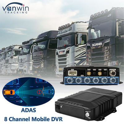 8CH 1080P Ai HDD मोबाइल DVR रियल टाइम मॉनिटरिंग एंड ट्रैकिंग 4G Ai Adas DMS MDVR सीसीटीवी सिस्टम