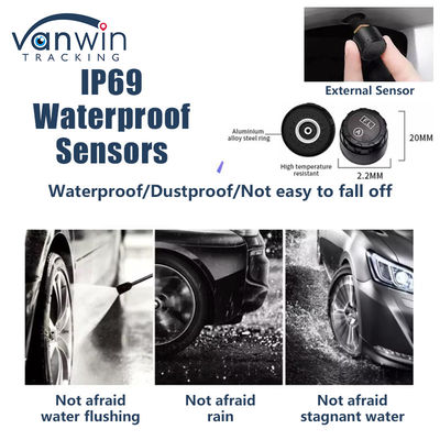 4G जीपीएस मोबाइल डीवीआर समर्थन 4 / 8 / 10 टायर दबाव वास्तविक समय निगरानी बुद्धिमान प्रणाली