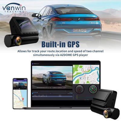 4G ड्यूल लेंस डैश कैम लाइव जीपीएस के साथ 4K फ्रंट एंड वीडियो रिकॉर्डर वाहन डैश कैम