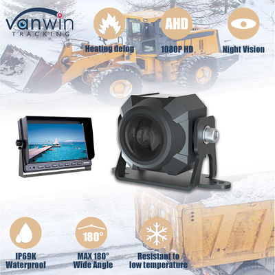 1080P IP69 वाटरप्रूफ 2MP वाहन हीटिंग एंटी नेब कार कैमरा 180 डिग्री व्यू एंगल और वाटरप्रूफ फंक्शन के साथ