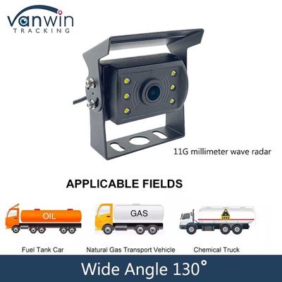 7 इंच AHD 130 कोण रडार रियर साइड रियर व्यू वाहन कैमरा डीसी 5-25V बस ट्रक के लिए बिजली की खपत