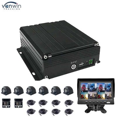 8CH 1080P AI MDVR ADAS DMS के साथ, ट्रक बस के लिए 4G GPS वाहन वीडियो रिकॉर्डर, HDD SSD OEM सपोर्ट