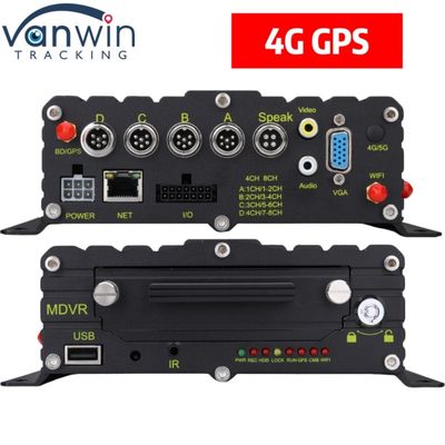 प्रत्येक बेड़े के लिए 4G जीपीएस के साथ व्यावसायिक वाहन निगरानी प्रणाली 4 CH HDD MNVR