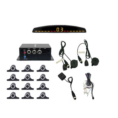 कार रिवर्सिंग एडऑटो पार्कट्रॉनिक एलईडी पार्किंग सेंसर 16 सेंसर के साथ रिवर्स बैकअप कार पार्किंग मॉनिटर डिटेक्टर सिस्टम बैकलाइट