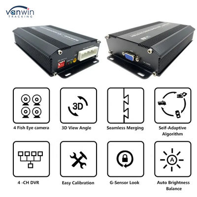 वाहन ट्रक बस सुरक्षा के लिए 360 सर्विंग बर्ड व्यू सिस्टम