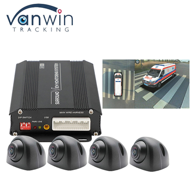 असली HD 3D कार 360 सराउंड बर्ड व्यू AVM सिस्टम 4x180 डिग्री कैमरे
