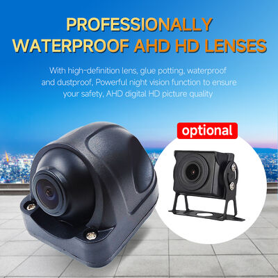 भारी शुल्क वाहनों के लिए चार फिश आई कैमरों के साथ एआई एमडीवीआर सर्उंड व्यू सिस्टम