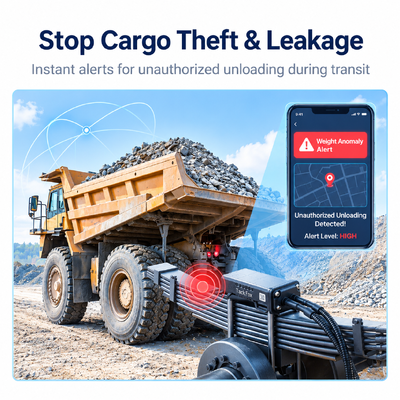 4G IoT Digital Anti-Fatigue Real-Time Load Monitoring Truck Scale System with Onboard Weighing Sensor