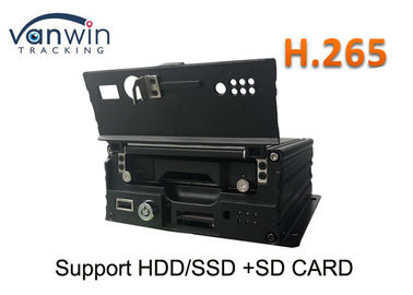 फ्यूल सेंसर H.265 HDD 4 चैनल 1080P RJ45 पोर्ट एचडी मोबाइल DVR मोशन डिटेक्शन के साथ