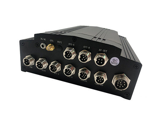 8CH 1080P AI MDVR ADAS DMS के साथ, ट्रक बस के लिए 4G GPS वाहन वीडियो रिकॉर्डर, HDD SSD OEM सपोर्ट