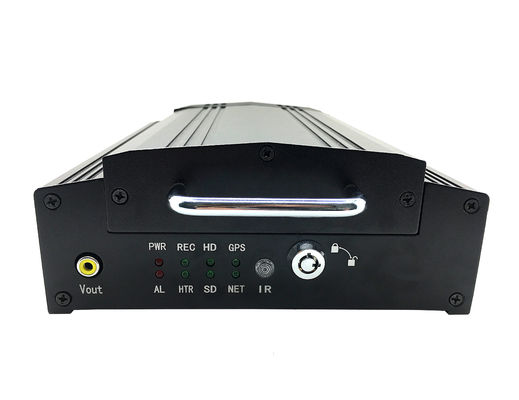 2TB HDD 1080P 8 चैनल वाहन DVR 4G GPS वाईफ़ाई 256Kbps हार्ड ड्राइव के साथ
