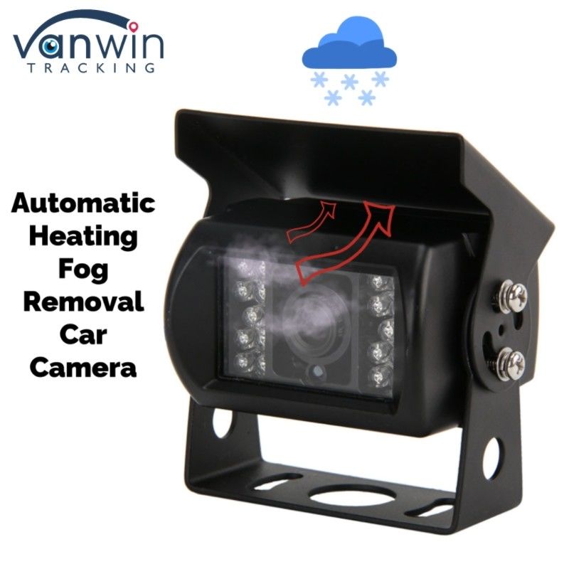 उच्च जलरोधक ग्रेड IP69K स्वचालित हीटिंग और धुंध हटाने के साथ शॉक प्रतिरोधी कार कैमरा 4PIN कनेक्टर