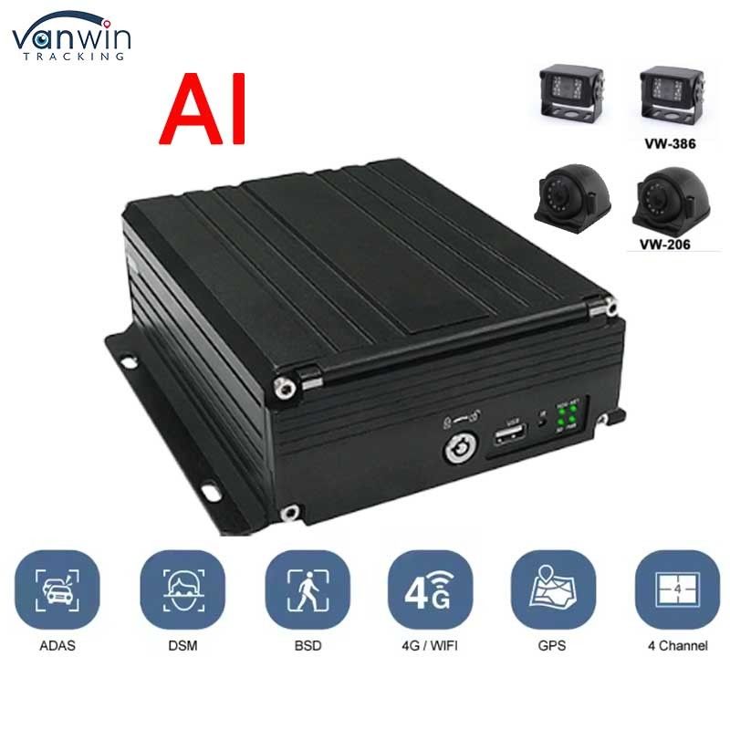4CH HDD DVR 4G GPS ADAS DMS 1080P HD समर्थन OEM/ODM कार ट्रक बस के लिए MDVR वीडियो सिस्टम MDVR कार ब्लैक बॉक्स